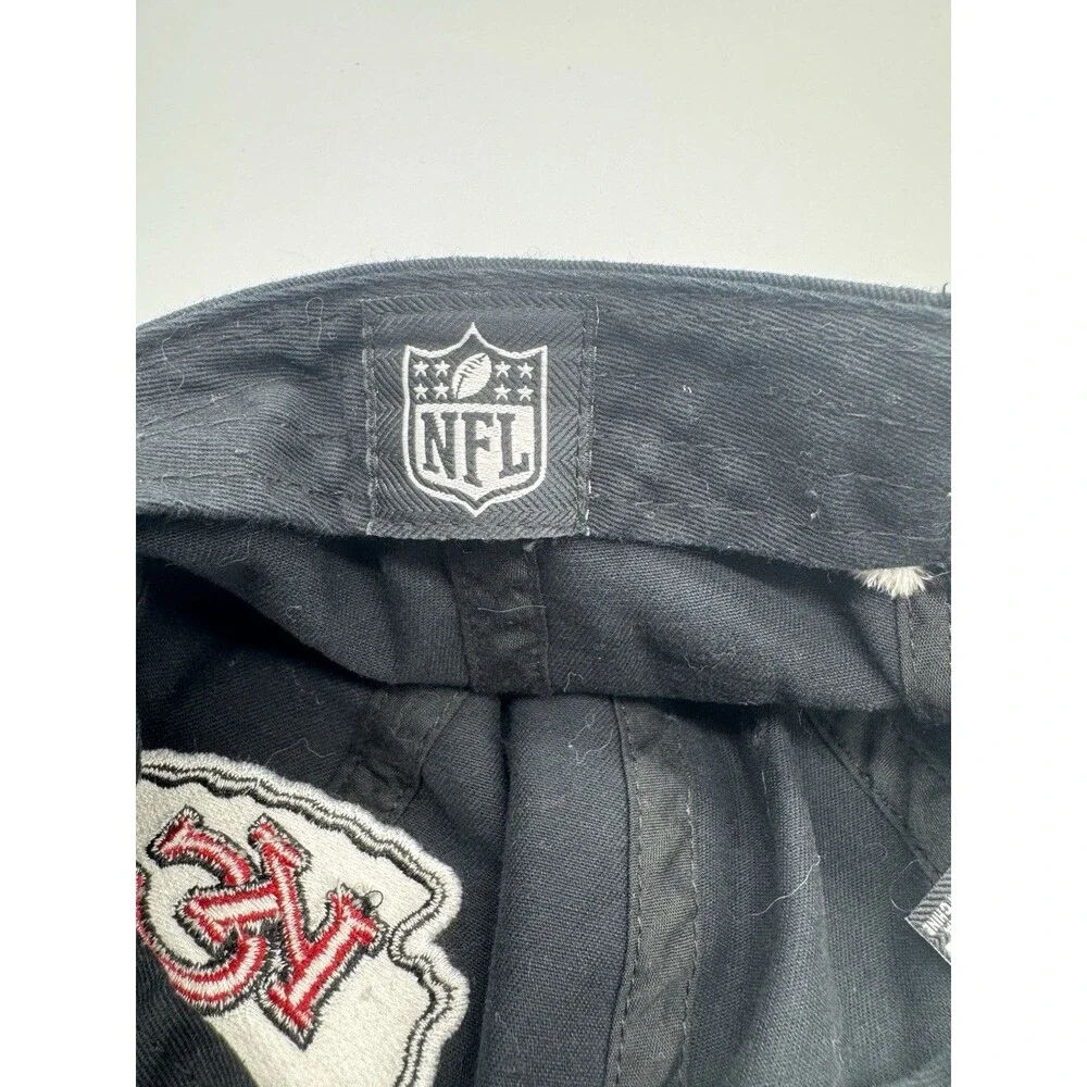 Kansas City Chiefs Hat 47 Brand Black Clean UP Cotton Dad One Size Adjustable
